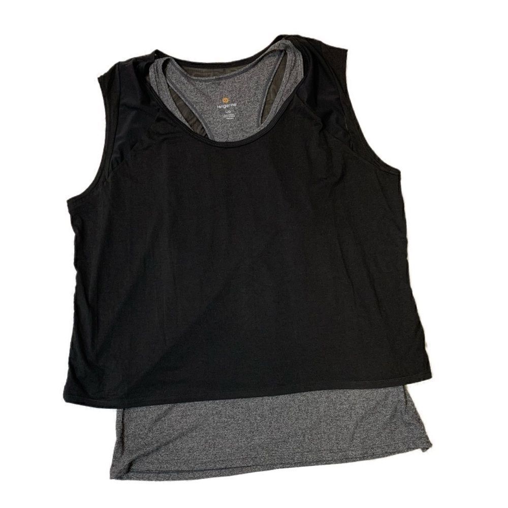 Tangerine double layered tank top black/… - Picture 3 of 13